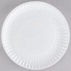 9" White Uncoated Paper Plate - 1200/Case