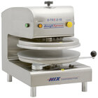 DoughXpress D-TXE-2-18 18" Dual-Heat Electromechanical Automatic Stainless Steel Heavy Duty Pizza / Tortilla Dough Press - 240V, 3100W