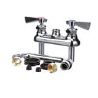 Deck Mount Faucets with Gooseneck Nozzles