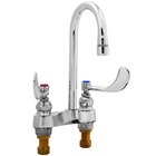 Deck Mount Faucets with Gooseneck Nozzles