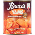 Bruce's Cut Sweet Potatoes in Light Syrup #10 Can - 6/Case