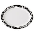 Diamond Chexers Melamine Dinnerware