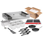 Avantco 55-Piece Deluxe Induction Made-to-Order Omelet / Pasta Station Kit