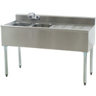 2 Bowl Underbar Sinks