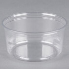 Fabri-Kal Alur RD12 12 oz. Recycled Customizable Clear PET Plastic Round Deli Container - 500/Case