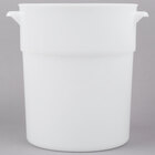 Round, White Food Storage Containers & Lids