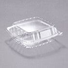 Dart C90PST1 8 5/16 inch x 8 5/16 inch x 3 inch ClearSeal Hinged Lid Plastic Container - 250/Case