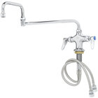 Deck-Mount Faucets with Double-Jointed Nozzles
