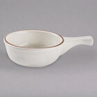 Narrow Rim Brown Speckle China Dinnerware