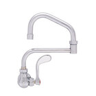 Wall-Mount Faucets with Double-Jointed Nozzles