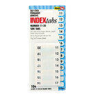 Redi-Tag 31002 1" White Numbers 11-20 Side-Mount Plastic Index Tabs - 104/Pack