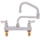 Deck-Mount Faucets with Double-Jointed Nozzles