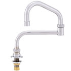Deck-Mount Faucets with Double-Jointed Nozzles