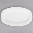 Villeroy &amp; Boch 16-4004-2930 Affinity 11" x 6 3/4" White Porcelain Oval Platter - 6/Case