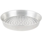 American Metalcraft SPT90112 11" x 2" Super Perforated Tin-Plated Steel Tapered / Nesting Pizza Pan