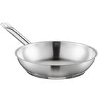 Vigor 9 1/2" Stainless Steel Fry Pan with Aluminum-Clad Bottom