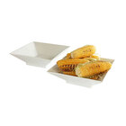Square and Rectangular White China Dinnerware