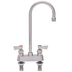 Deck Mount Faucets with Gooseneck Nozzles