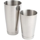 Barfly M37009 28 oz. &amp; 18 oz. Stainless Steel 2-Piece Boston Cocktail Shaker