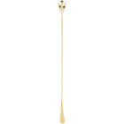 Barfly M37011GD 17 1/8" Gold Plated Japanese Style Bar Spoon