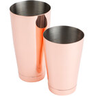 Barfly M37009CP 28 oz. &amp; 18 oz. Copper-Plated 2-Piece Boston Cocktail Shaker