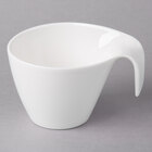 Villeroy &amp; Boch 10-3420-1240 Flow 12.75 oz. White Premium Porcelain Cup - 6/Case
