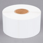 Tor Rey Z-12900024 2 1/4" x 1 1/2" Blank White Thermal Label Roll, 1500 Labels/Roll