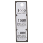 Coat Check Tickets and Coat Check Tags