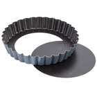 Matfer Bourgeat Exopan Fluted Tart Mould - 180mm, Non-Stick, Removable