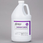 Noble Chemical 1 Gallon / 128 oz. Lemon Lance Lemon Disinfectant &amp; Detergent Cleaner - 4/Case