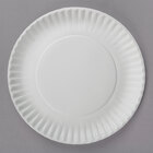 9" White Coated Paper Plate - 1000/Case