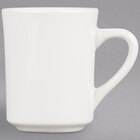 Choice Wide Rim Rolled Edge Ivory (American White) China Dinnerware