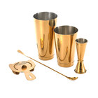 Barfly M37101GD Basic 5-Piece Gold-Plated Cocktail Kit