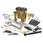 Barfly M37102GD Deluxe 19-Piece Gold-Plated Cocktail Kit