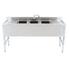 3 Bowl Underbar Sinks