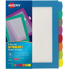Avery&#174; 24901 Ultralast Big Tab 8-Tab Multi-Color Plastic Divider Set