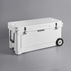 CaterGator CG100WHW White 100 Qt. Mobile Rotomolded Extreme Outdoor Cooler / Ice Chest