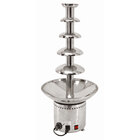 Stainless Steel 5 Tier Chocolate Fountain - 215W, 110V