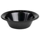 Genpak LAM21-3L Elite 12 oz. Black Laminated Foam Bowl   - 1000/Case