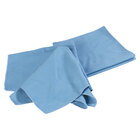 Light blue microfiber chafer cleaning and polishing cloth