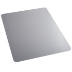 ES Robbins 132031 EverLife 48" x 36" Clear Vinyl Rectangular Straight Edge Heavy-Duty Antimicrobial Hard Kitchen Floor Mat