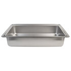 Vollrath 99745 4 3/8 inch Deep Full Size Stainless Steel Dripless Steam Table Water Pan