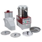 Robot Coupe R2U DICE Combination Food Processor with 3 Qt. Stainless Steel Bowl, Continuous Feed &amp; 4 Discs - 2 hp
