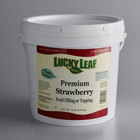 Lucky Leaf Premium Strawberry Fruit Filling &amp; Topping - 18 lb. Pail