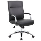 Boss B696C-BK Modern Executive Black CaressoftPlus Conference Chair