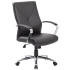 Boss B10101-BK Black LeatherPlus Executive Chair