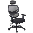 Boss B6338-HR Black Mesh Multi-Function Task Chair with Headrest