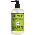 Mrs. Meyer's Clean Day 651380 12.5 oz. Apple Scented Hand Soap with Pump - 6/Case