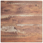 Lancaster Table &amp; Seating Excalibur 36" x 36" Square Table Top with Textured Yukon Oak Finish