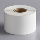 Globe E13 White Blank Equivalent Permanent Direct Thermal Label - 545/Roll